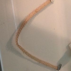 PINK LACE CHOKER